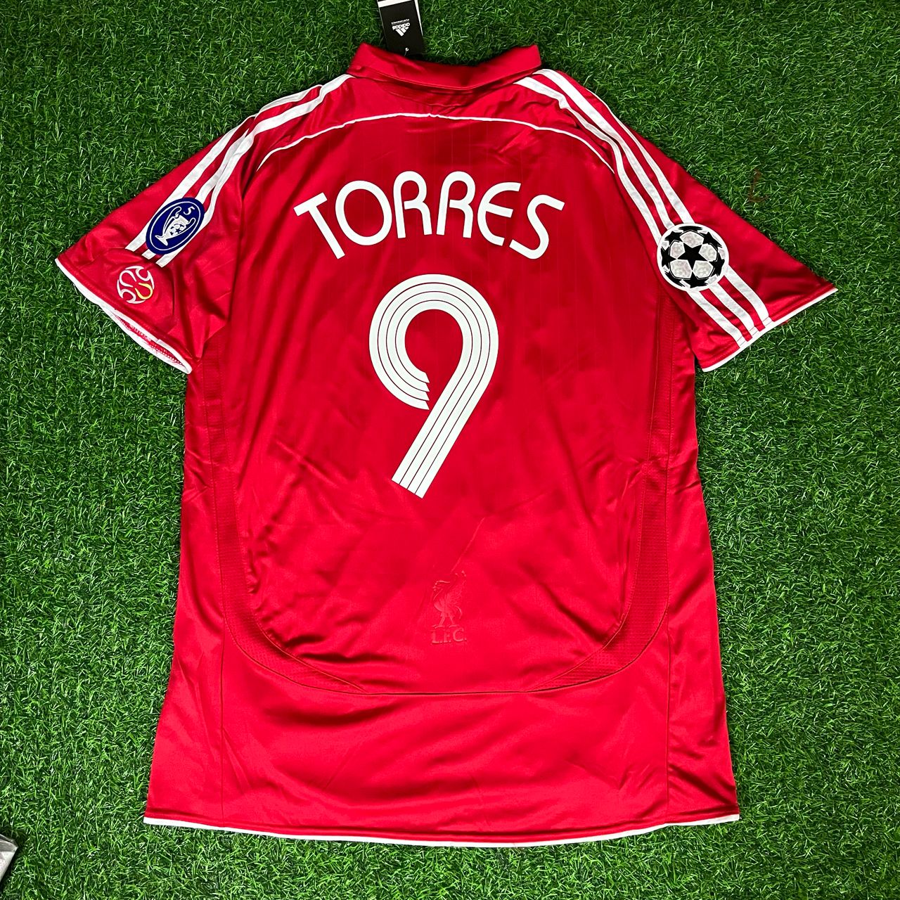 Fernando Torres Jersey Retro Football  Liverpool 2007/08 UCL
