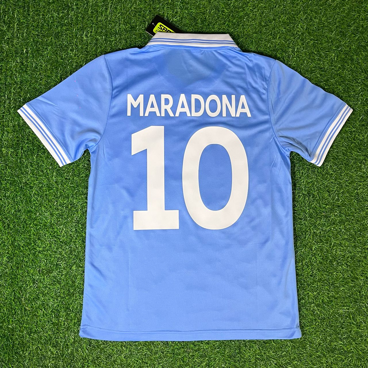 Diego Armando Maradona 10 - Napoli 1986 1987 Retro Football Jersey Trikot Maillot Maglia
