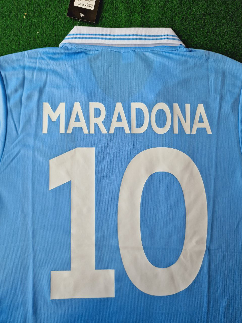 Diego Armando Maradona 10 - Napoli 1986 1987 Retro Football Jersey Trikot Maillot Maglia