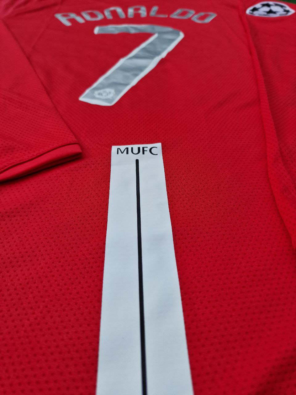 Ronaldo 2008 Jersey Manchester United UCL Retro Long Sleeve