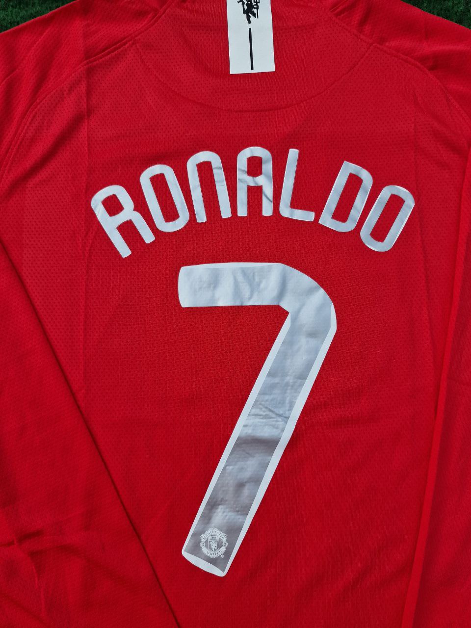 Ronaldo 2008 Jersey Manchester United UCL Retro Long Sleeve