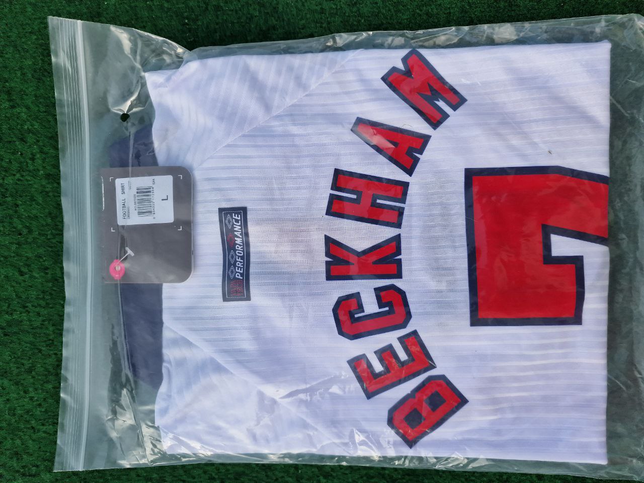 David Beckham England 1998 World Cup Long Sleeves Retro Jersey