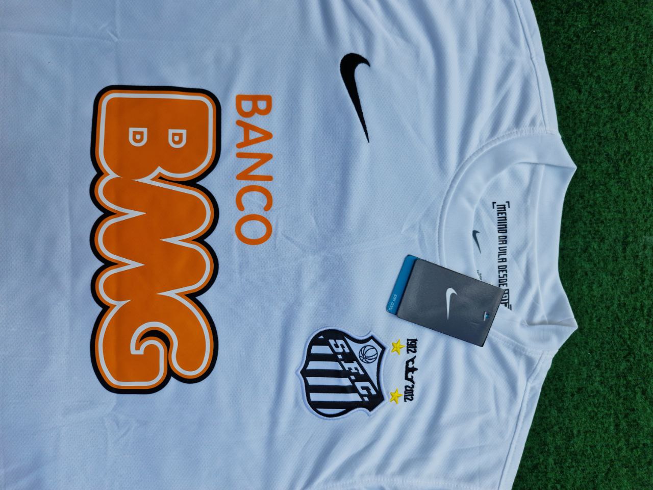 Neymar Jr Santos FC White Retro Football Jersey Trikot