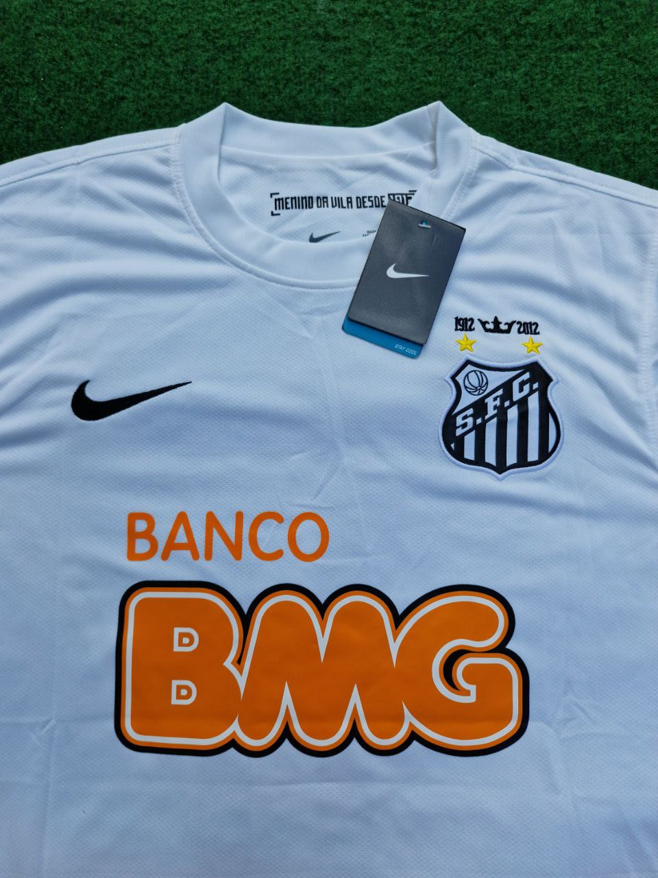 Neymar Jr Santos FC White Retro Football Jersey Trikot