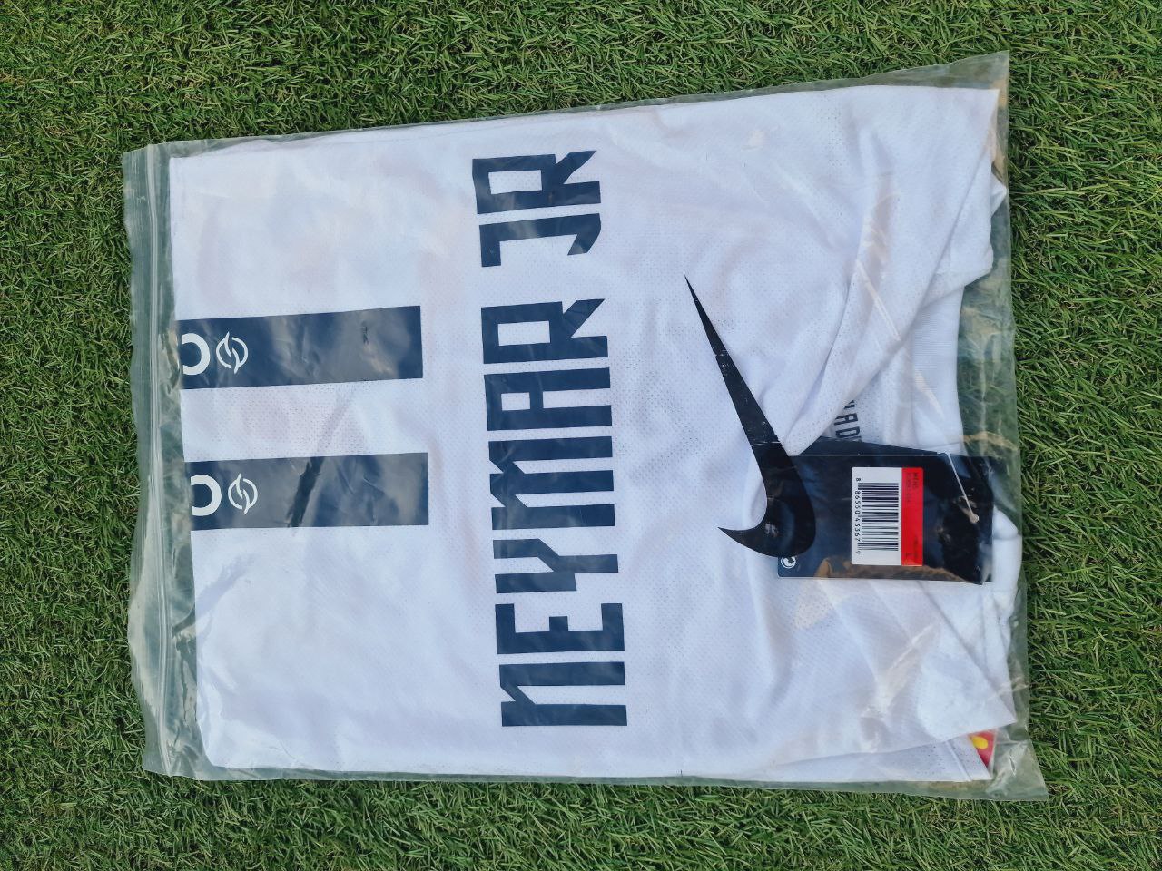 Neymar Jr Santos FC White Retro Football Jersey Trikot