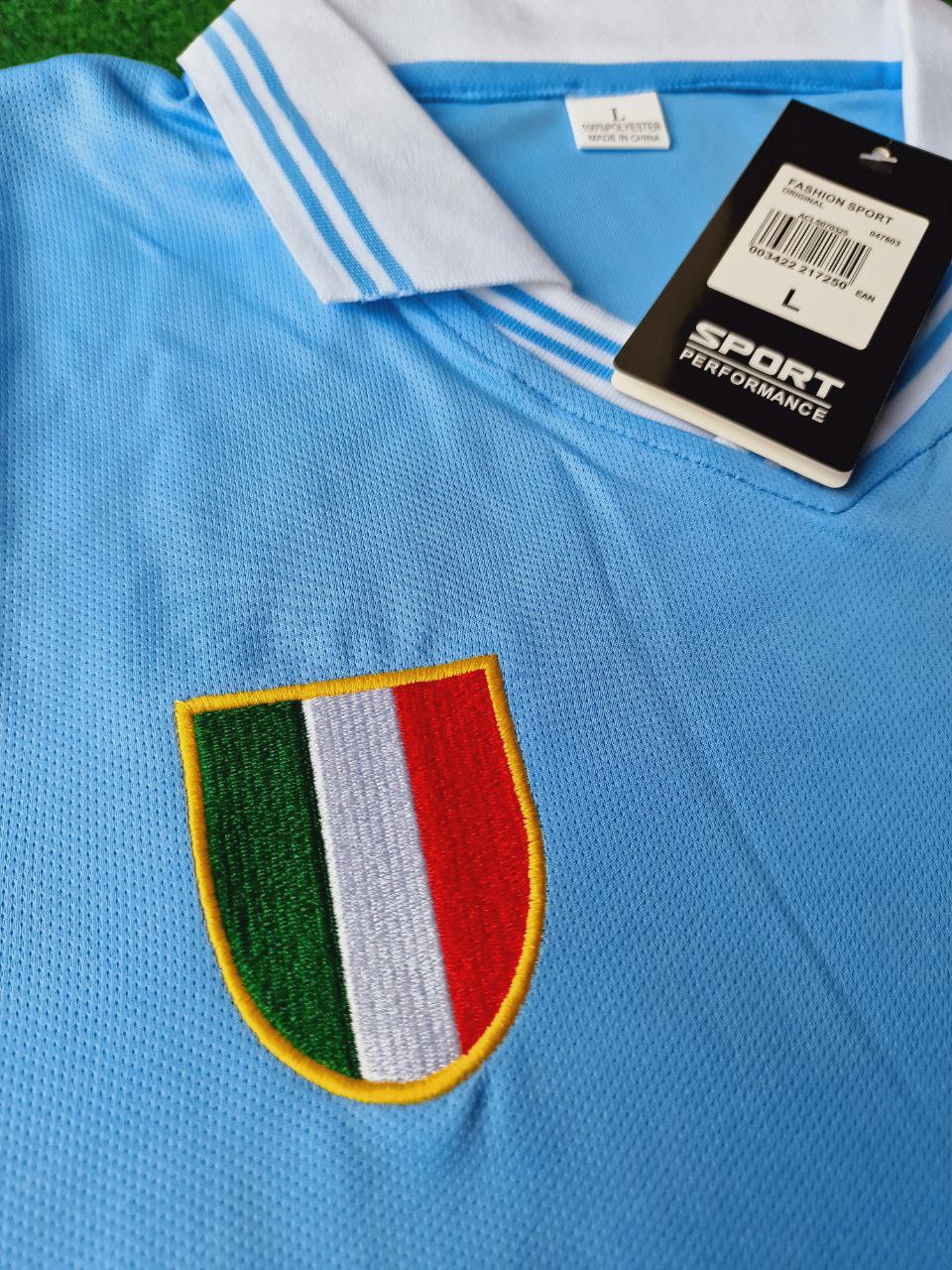 Diego Armando Maradona 10 - Napoli 1986 1987 Retro Football Jersey Trikot Maillot Maglia