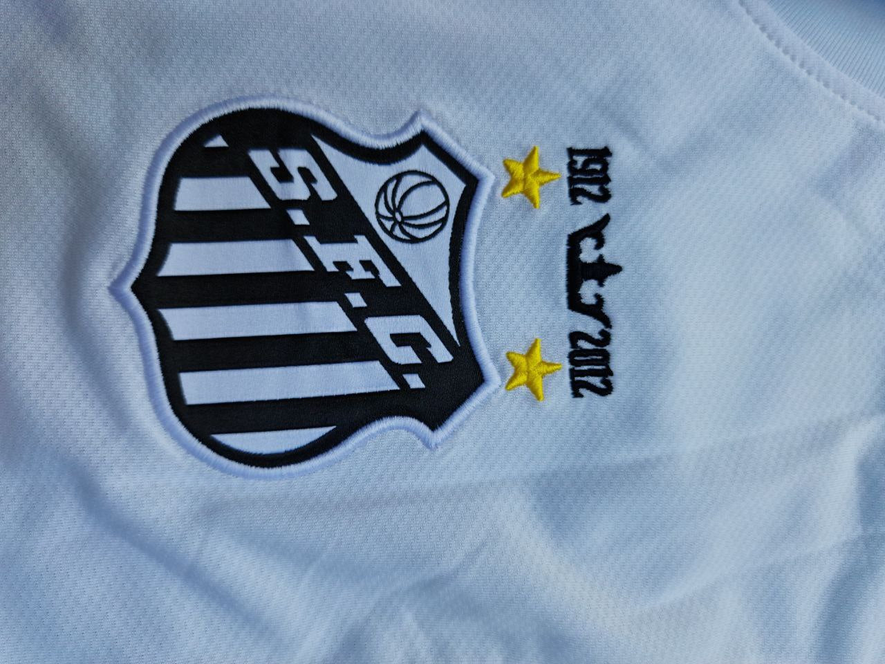 Neymar Jr Santos FC White Retro Football Jersey Trikot