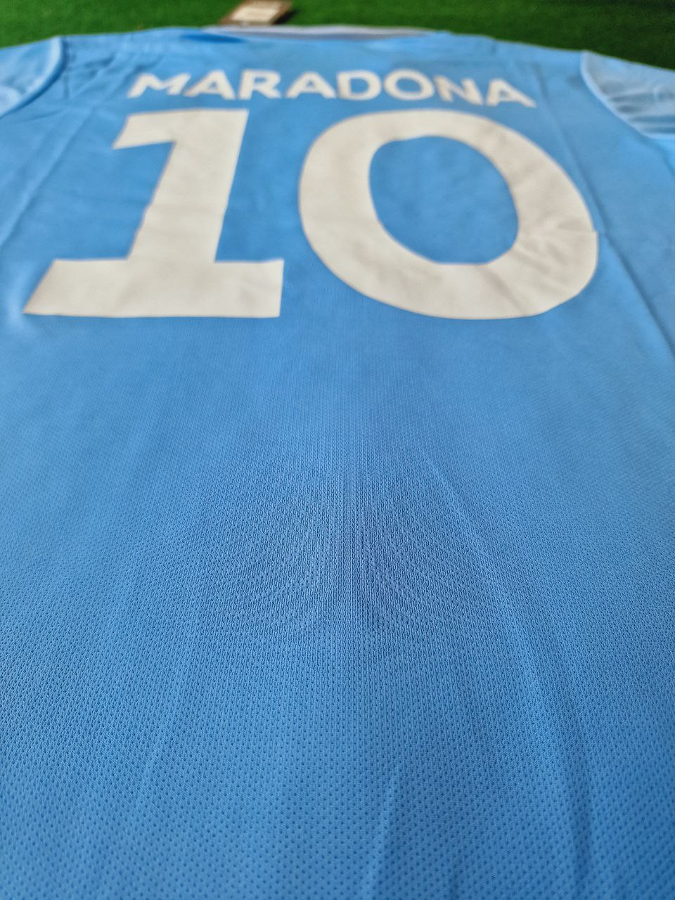 Diego Armando Maradona 10 - Napoli 1986 1987 Retro Football Jersey Trikot Maillot Maglia