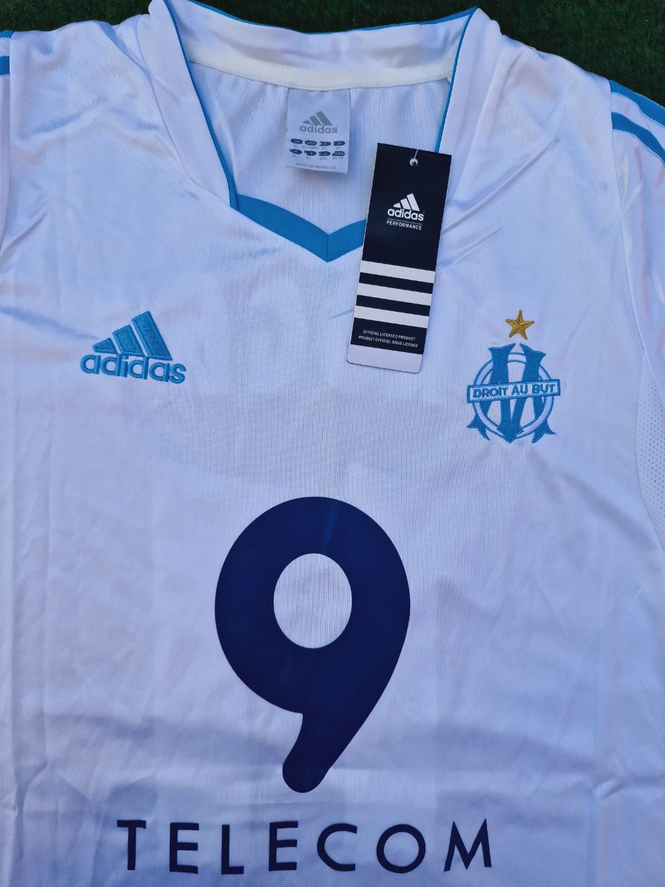 Olympique Marseille Didier Drogba 2003-04  Home No.11 Ligue 1 OM Football Jersey Maillot
