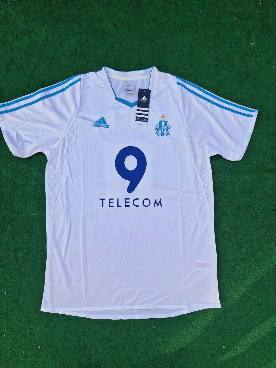 Olympique Marseille Didier Drogba 2003-04  Home No.11 Ligue 1 OM Football Jersey Maillot